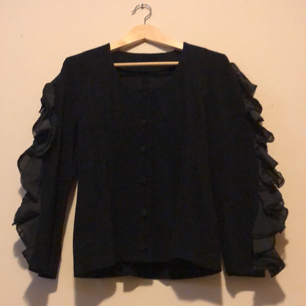 Voluminous Sleeve Cardigan